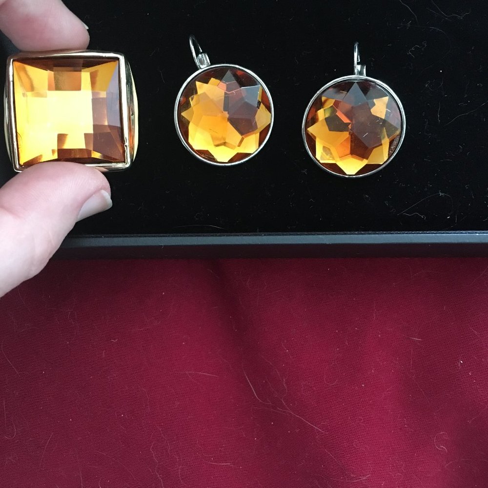 Statement Ring + Earrings